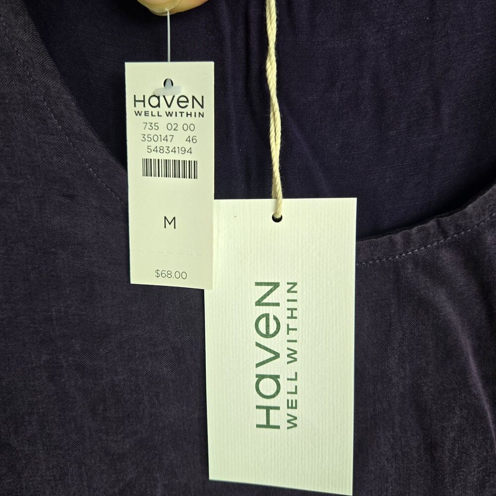Haven Well Within Women's Size Medium Purple Camisole Tank Top NWT - Picture 3 of 5